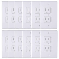 AUSTOR 12 Pack Baby Safety Electric Outlet 12 Count (Pack of 1), 12 
