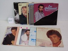 Country Lot Of 10 - 45 RPM Records With Picture Sleeve
