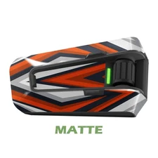 For Cardo Packtalk Edge Neo Pro Skin Stickers Matte Removable Orange Abstract