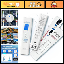 6-in-1 Digital Water Tester for Drinking Water, pH, TDS, EC, Temperature Meter