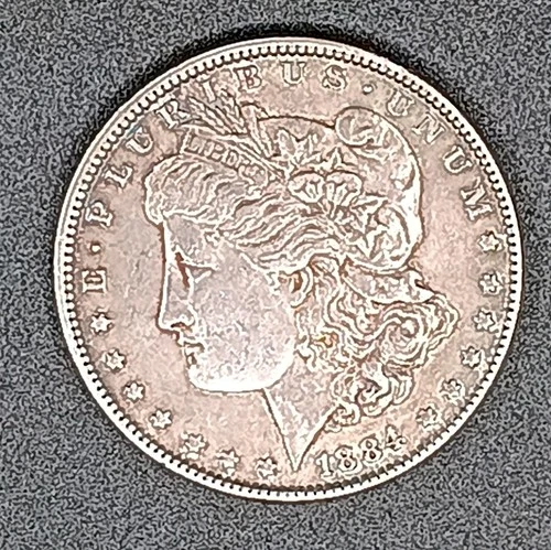 1884 VF Morgan Silver Dollar Coin