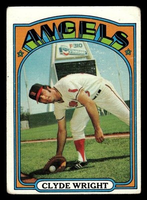 1972 Topps Baseball #55 Clyde Wright GD *e2