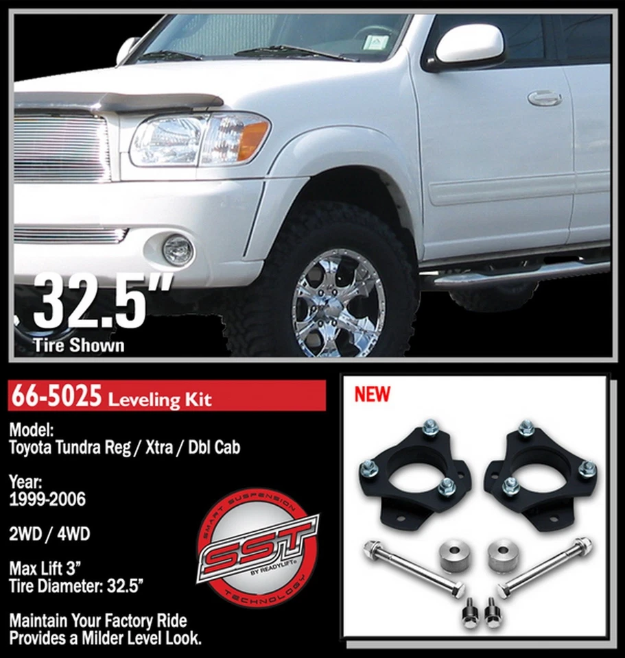 Kit de nivelación delantera ReadyLift 2,5" para Toyota Tundra Sequoia 1999-2006 Foto 2 de 2