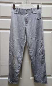 Nike Gray BSBL Baseball Pants Size Large Kids/Youth 