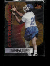 1995 Sportflix Rolling Thunder Tyrone Wheatley #6 Rookie RC  Card Giants. rookie card picture