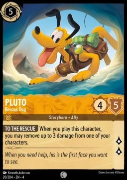 Lorcana Pluto - Rescue Dog 4URS-020 Common Englisch Neu