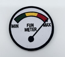 Fun Meter Patch – Hook and Loop Backing, 3.5 in