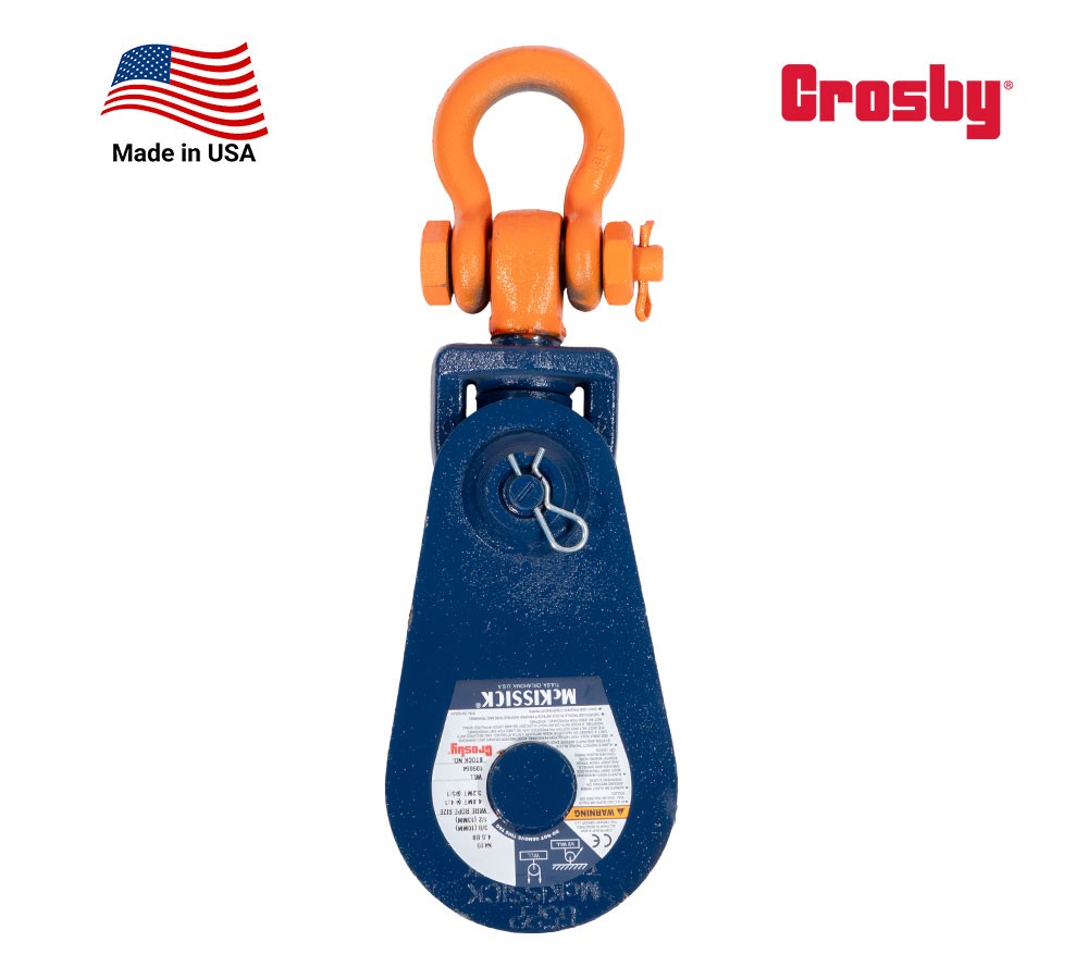 Crosby McKissick 419 Snatch Block w/Hook WLL 4 Ton 4-1/2