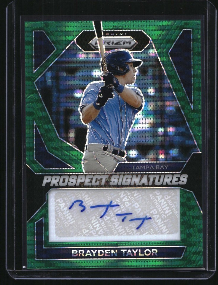 2024 Panini Prizm Prospect Signatures #PS-BT Brayden Taylor 14/25 AUTO