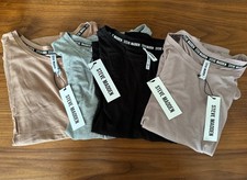 Steve Madden Women's Ribbed Short-Sleeve Sleep Tee