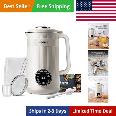 8 in 1 Nut Milk Maker Blender, 32oz Homemade Soy, Almond, Oat, Coconut, Plant...