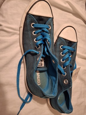 Women's Size 7 Boys Size 5 Converse Chuck Taylor All Star OX Blue