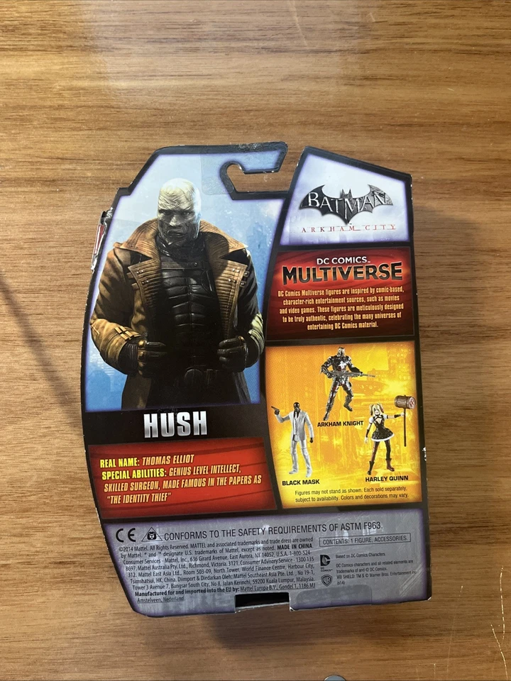 Figura de acción Hush Batman Arkham City DC Comics Multiverse 2014 Mattel Foto 4 de 4