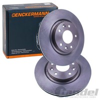 2X Denckermann Bremsscheiben 296Mm BelÜFtet Vorne Passend FüR Nissan Qashqai X-T