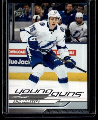 2024-25 Upper Deck Young Guns Emil Lilleberg Rookie Tampa Bay Lightning #241