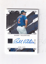2024 BOBBY VALENTINE PANINI IMPECCABLE AUTO 40/49  NEW YORK METS