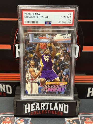 Shaquille O'Neal 2000 Ultra Basketball #3 PSA 10 Pop 9