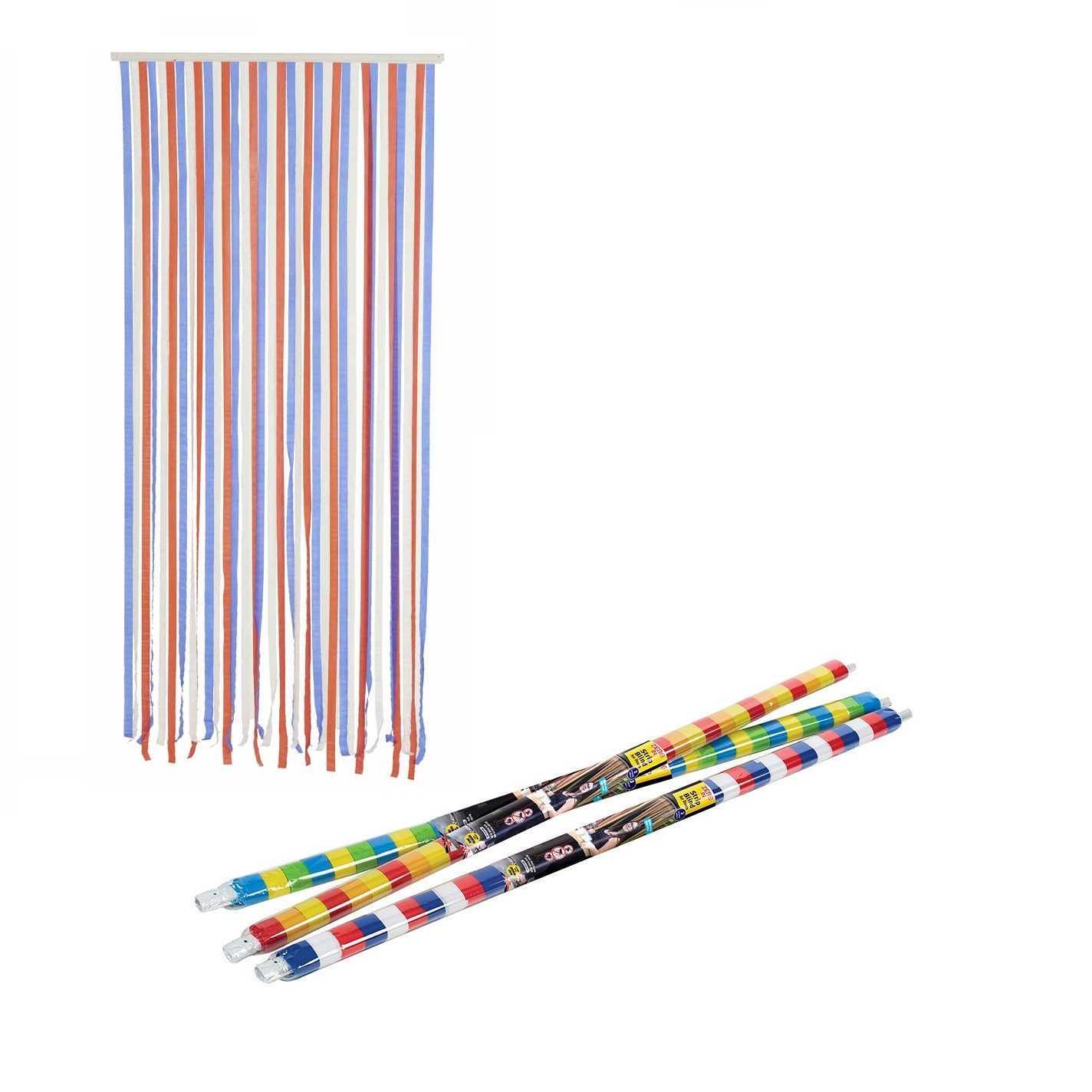 Coloured PVC Strip Blind Fly Door Curtain Indoor Flying Insect Screen 90cm x 2m