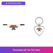 Custom Corgi Pet Lover Gift Set Bandana Keychain Personalized Name Bundle