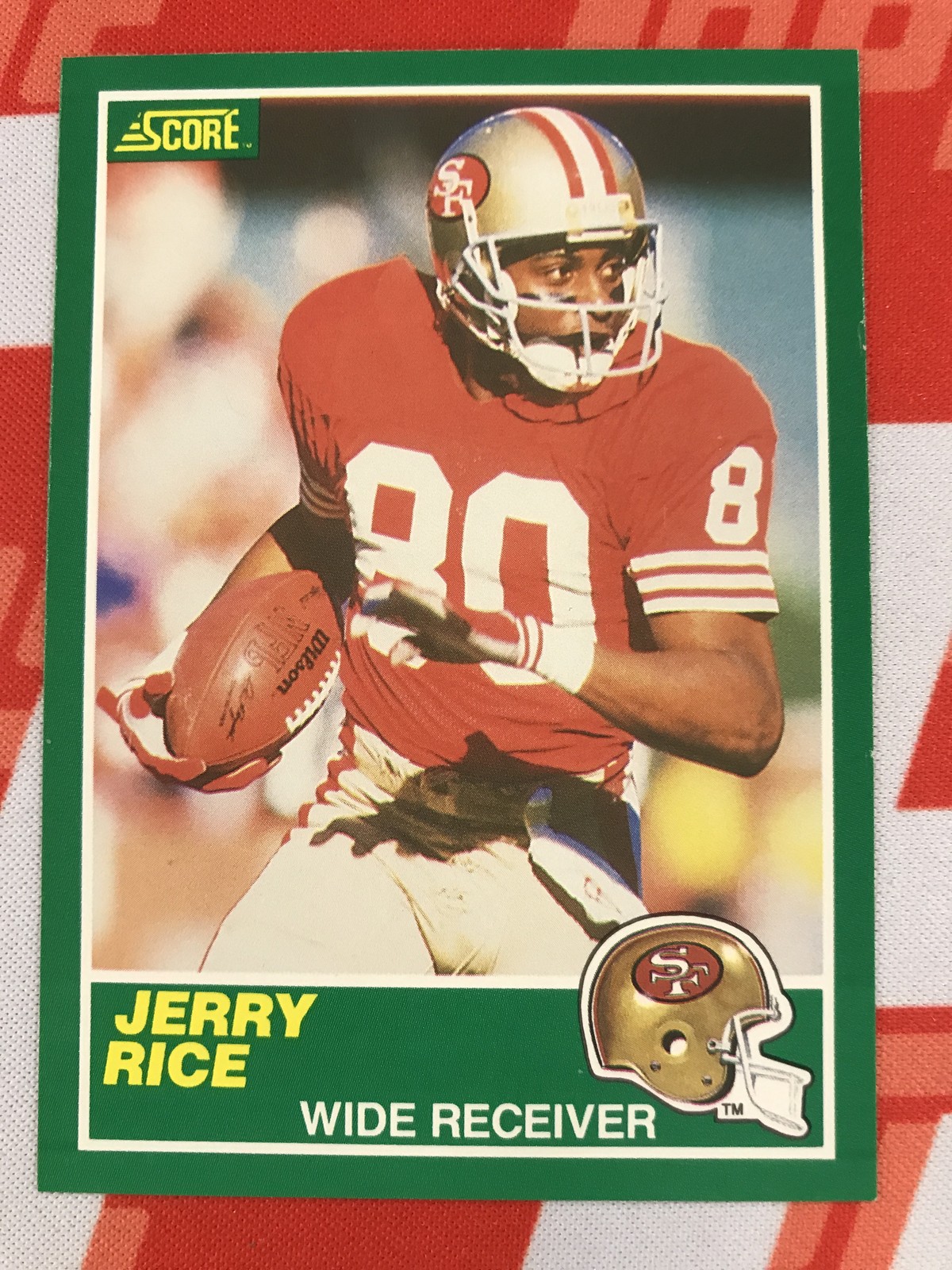 1989 Score #221 Jerry Rice San Francisco 49ers