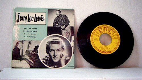 JERRY LEE LEWIS 7 Inch 45 EP Don't be cruel 1958 Sun vinyl PS