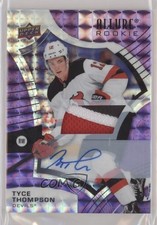 2021 Upper Deck Allure Rookies Purple Diamond 3/10 Tyce Thompson Patch Auto 0mp9
