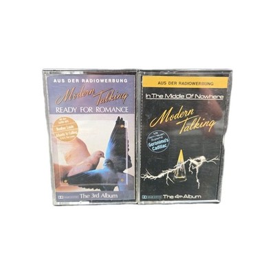 MC Modern Talking 3th Ready for Romance & 4th In The Middle Of Nowhere Kassetten