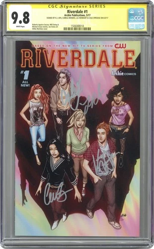 Riverdale 1A Martinez CGC 9.8 SS Apa, Mendes, Reinhart, Sprouse 2017 Archie