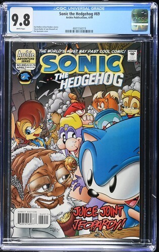 Sonic the Hedgehog #69 1999 Archie Publications CGC 9.8 White Pages 019