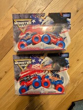 Monster Jam Stars And Stripes JCB Digatron Grave Digger Megalodon El Toro Loco