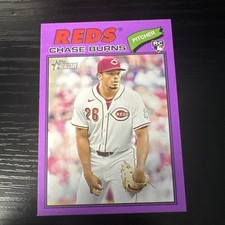 2026 Topps Heritage Chase Burns Purple Border Rookie #212 RC 