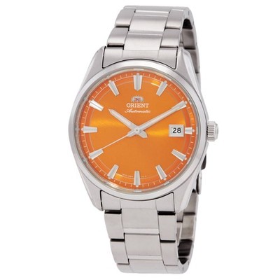 Orient Classic Stretto Date Automatic Orange Dial Watch RA-AC0R08Y30B