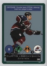 1995-96 Playoff One on One Challenge Curtis Leschyshyn #240 0a4