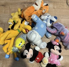 Plush Lot Disney Mickey Minnie Pluto Tigger Disney Store Exclusive
