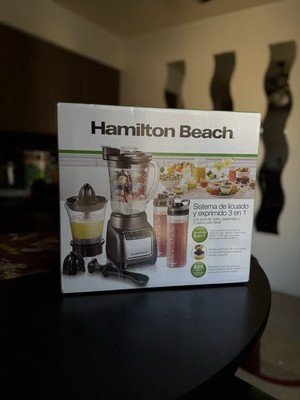 Hamilton Beach 52400 650W Blender with 32 Oz Jar - Black/Silver