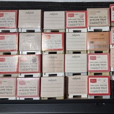 Vtg Lot 84 Boxes of Sears Slide Trays Full of Color Photo Slides 1960s - 1980s