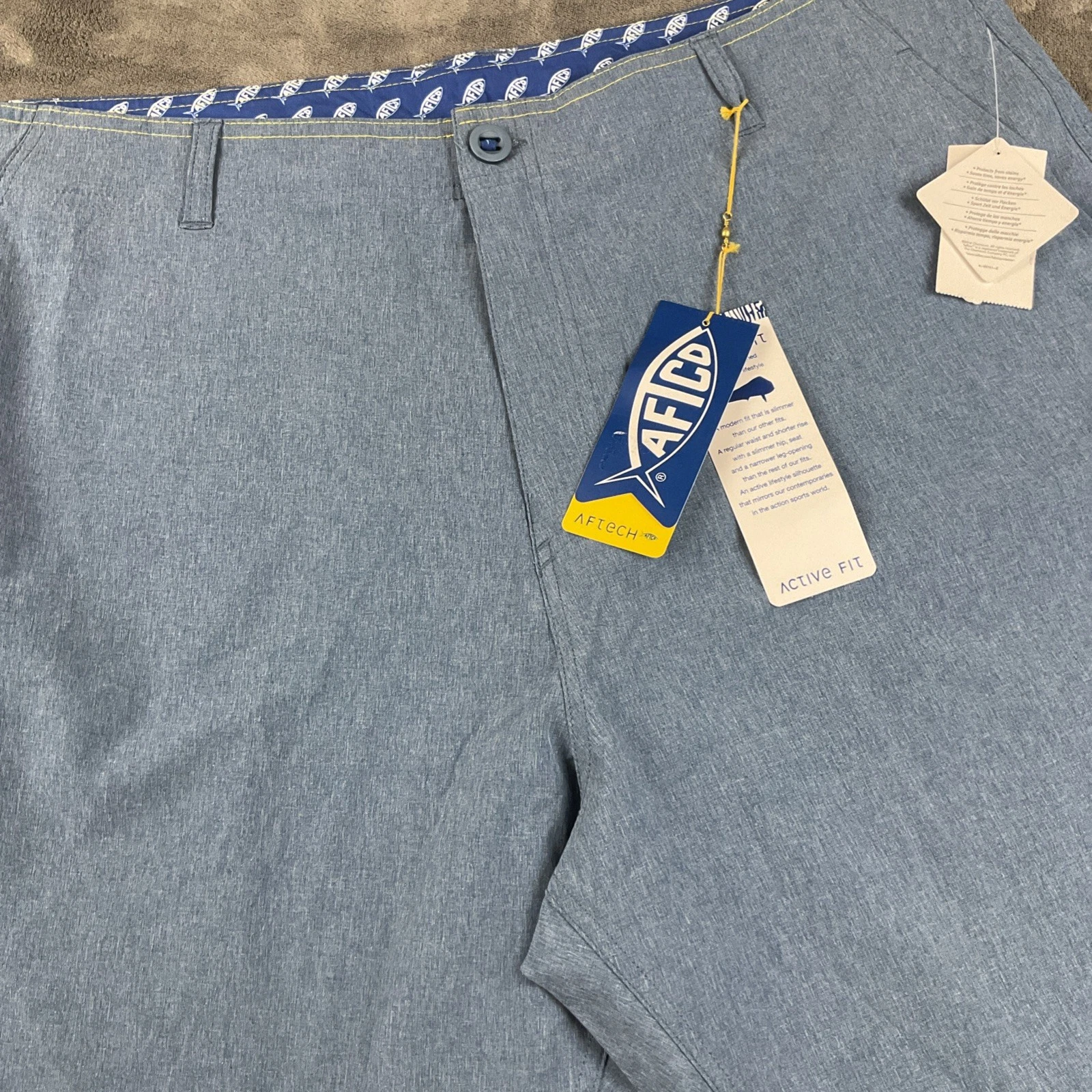 NEW Aftco Shorts Mens 38 Aftech Performance Hybrid Blue Drawstring Fishing Beach
Opens in a new wind