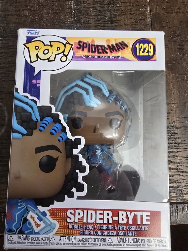 Funko Pop #1229 Spider‑Byte – Across the Spider‑Verse – Light Box Wear – Marvel
