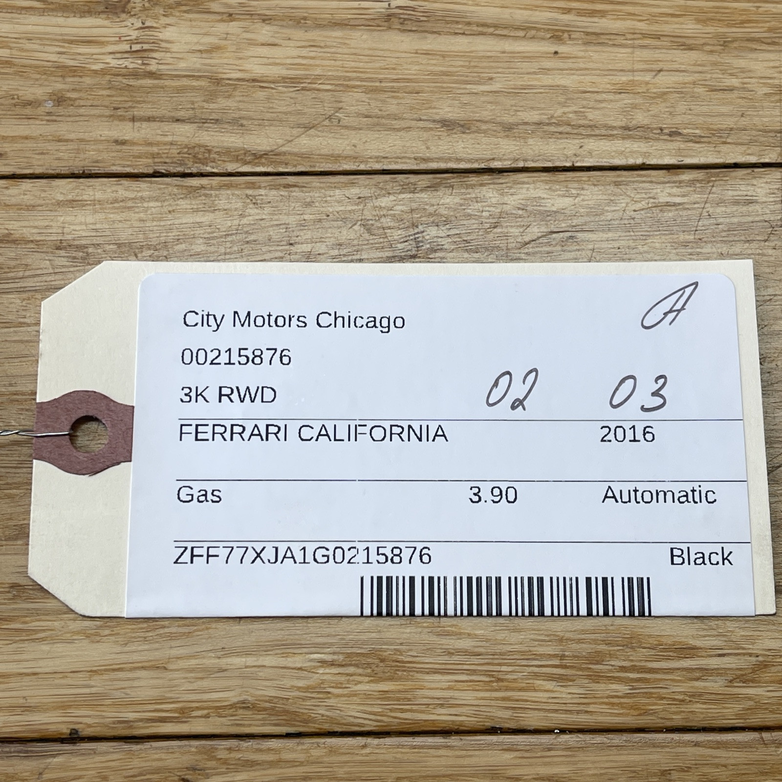 2015-2020 Ferrari California T Fuel Injector Nozzle Part Assembly 3K Miles OEM