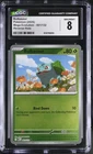 CGC 8 Bulbasaur 001/132 Reverse Holo Mega Evolution Pokémon Card