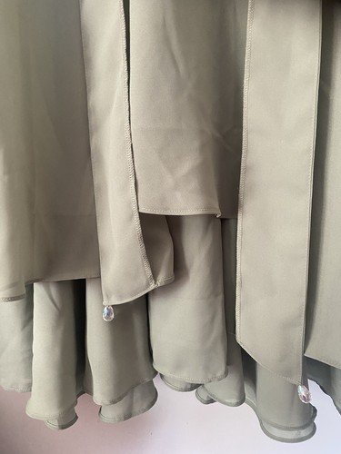 CANDLELIGHT & CHAMPAGNE Plus Size 28W 2 Piece Formal Layered Dress & Overcoat - Bild 4 von 15