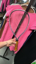 Vintage Ektelon Quantus Graphite Racquetball Racket with Leather Grip