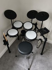 Alesis Nitro Max Electric Kit with Bluetooth. Bundle inc. Drum throne & sticks