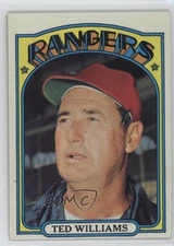 1972 Topps Ted Williams #510 HOF