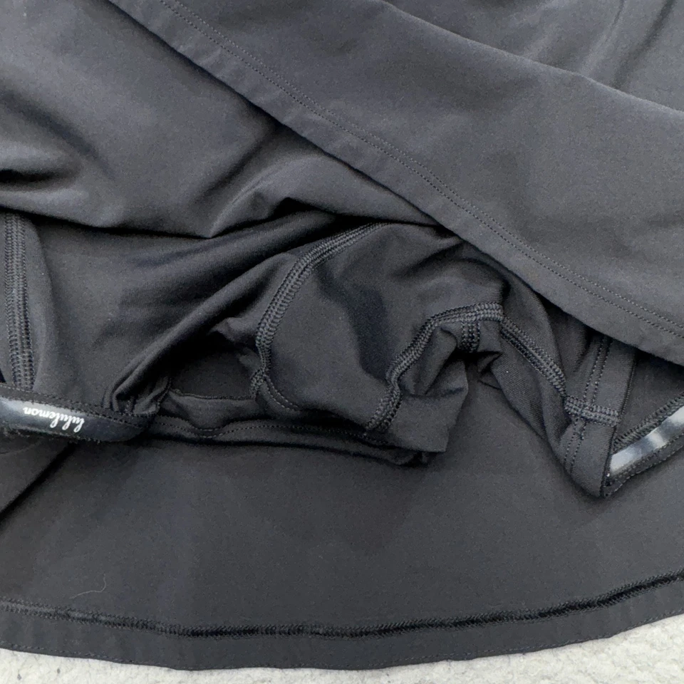 Falda Lululemon para mujer 6 negra pliegues laterales de juego Skort ropa deportiva golf tenis Foto 2 de 4