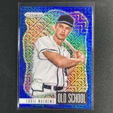 2021 Prizm Eddie Mathews Old School Blue Mojo 37/199
