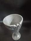 Vintage Carson Industries Pewter Vineyard Elegance Goblet Wine Silver Color — photo 4