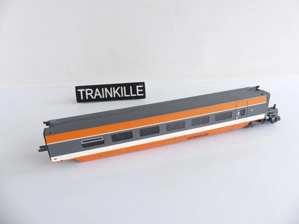 Coffret 3 Voitures Voyageurs TGV Jouef RAME600 HJ4038 - 2e Classe - Neuf