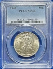 *Very Bright and Lustrous* 1946 Walking Liberty ½ Dollar 50 Cents - PCGS MS63