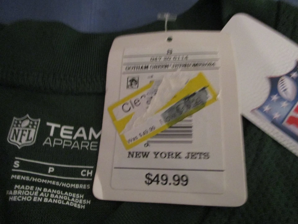 Nueva camiseta de los aviones de fútbol americano de la NFL Rogers #8 adulto pequeña Foto 3 de 4